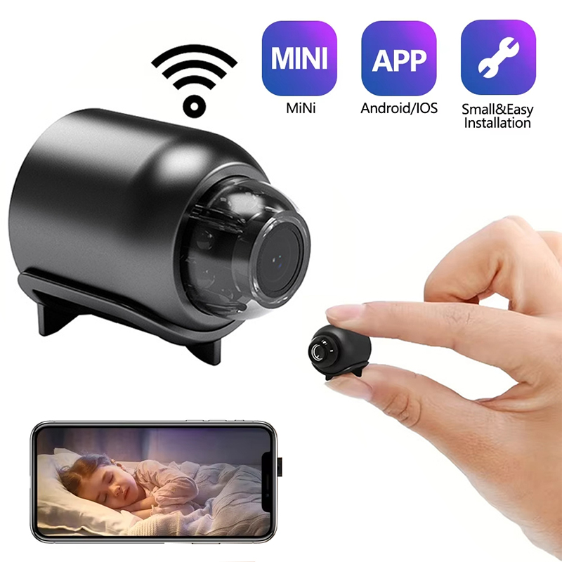 Home Cinema Wireless - Mini câmera 1080P Full HD, monitor