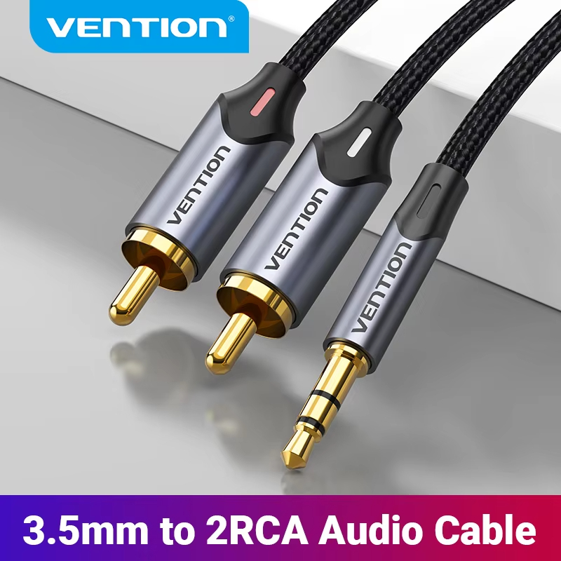 Home Cinema Tv - Vention cabo rca 1.5m 2m 3.5mm