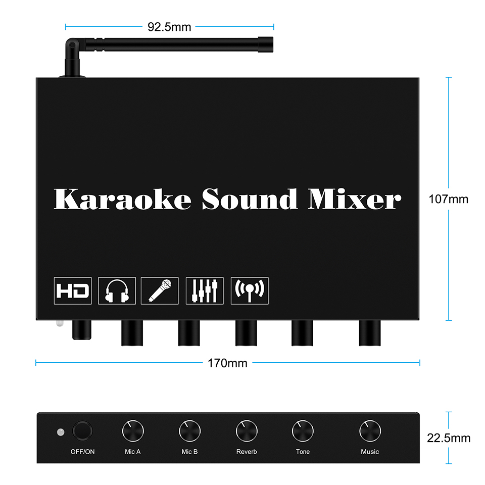 Hdmi karaokê player mixer home - Audio Home Cinema avaliação e preço