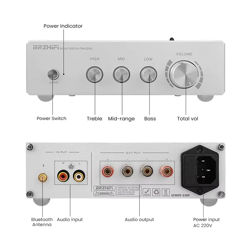 Adequado para o amplificador e - Audio Home Cinema avaliação e preço