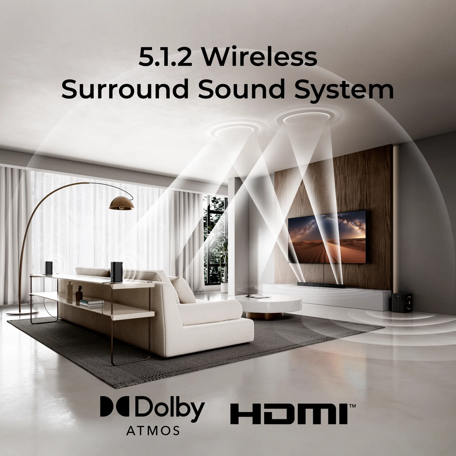 Sistema de som surround sem fi - Home Cinema Tv avaliação e preço